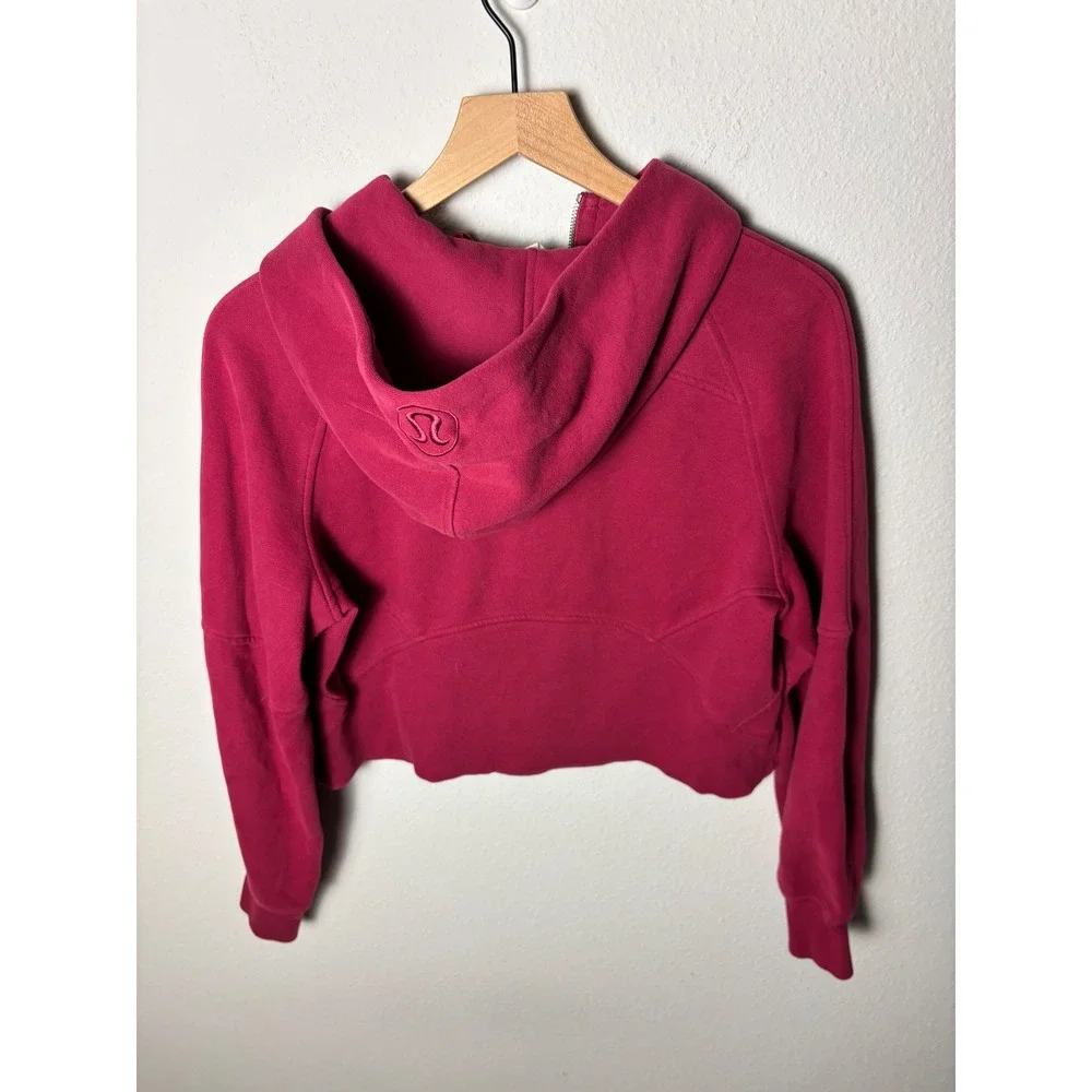 Lululemon Scuba Oversized Half-Zip Hoodie Pomegranate??Pink XS/S LW3DM4S